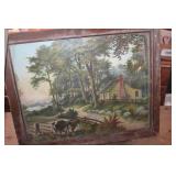 Vtg. Pictures Largest One is 12" x 16"