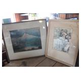 Vintage Pictures Largest One is 18" x 20"