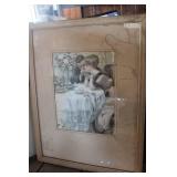 Vintage Pictures Largest One is 18" x 20"