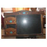 Vintage Wood Message Board & More