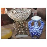 Large Vtg. Glass Ash Tray & More