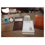 Vtg. Travel Clock untested and More