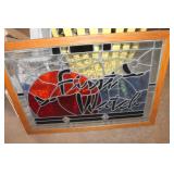 Large Stained Glass Piece 32" x 42"
