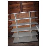 Vtg. Display Shelf 48" wide x 58" Tall x 18" Deep