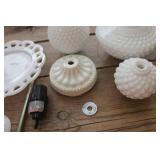Vintage Milk Glass Plate & More