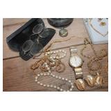 Vtg. Bulova Watch, Glasses & More