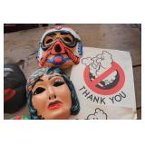 Vtg. Halloween Masks & More