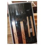 NIB Grill Set, Wood Spice Rack & More
