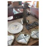 Metal Hanging Rack, Décor Plate & More