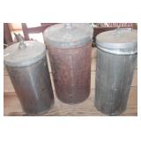 Anitque White Mountian Ice Cream Canisters & More