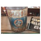 Antique Globe Tin, Street Sign & More