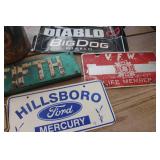 Antique Globe Tin, Street Sign & More