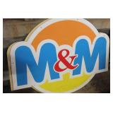Large M&M Sign 48" wide