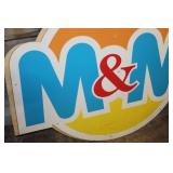 Large M&M Sign 48" wide