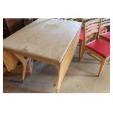 Vtg. Drop Leaf Dining Table w/4 Chairs