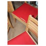 Vtg. Drop Leaf Dining Table w/4 Chairs