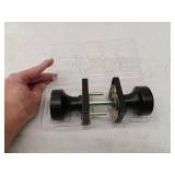 Pismo Square Hall/Closet Knob in Matte Black