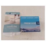 Laundry Bag And Laundry Detergent Sheets