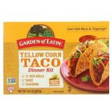 Garden of Eatin  Yellow Corn Taco Dinner Kit - Dinner Kit - Case of 12 - 9.4 Oz  9.4 OZ, BB 4/16/2025