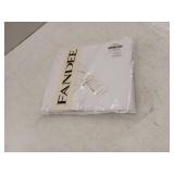 FANDEE Maxi Dress for Women, White, 3XL