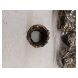 Decorawell Napkin Rings, Set of 12, Black Hyacinth