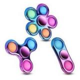 Jawhock 3 Pack Pop Fidget Spinners