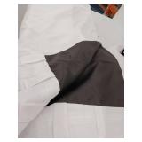 108" White Blackout Curtains -2 panels