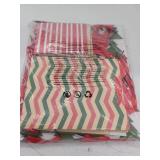 Festive Christmas Gift Bag Set- 18 ct
