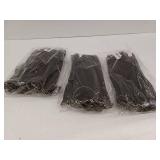 Silver Metallic Wrapping Paper Roll and Black Mesh Flower Wrapping