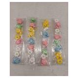 Silicone Dustproof Straw Cover Cap and 10MM Straw, 4 Pack