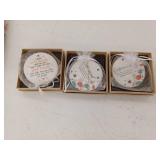 Lot of 3 Gift Ornaments