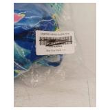 Blue Floral Summer Ruffle Sundress, Size- Small