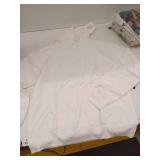 Classic White Pullover Hoodie, Size-Xl