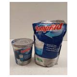 Damp Rid Refillable Moisture Absorber, Includes Single Damp Rid Pure Linen 11oz. Cup & Refill Bag, MFG Date 10/10/2024
