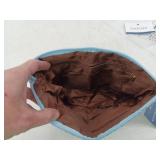 Blue Makeup Bag With Letter C