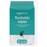Amazon Basics Flushable Wipes - Fragrance Free- 3 packs