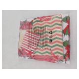18 Pack Christmas Holiday Gift Bags Assorted Christmas Creamy Kraft Style Prints