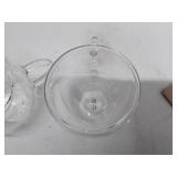 American Atelier S/2 8-oz Heart Shaped Double Wall Glass Mugs, Clear