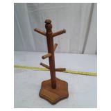 Wooden Mug Tree Coffee Cup Display Stand