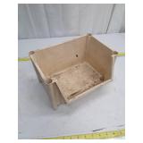 Plastic Storage Bin with Tubular Legs