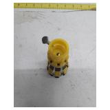 Industrial Light Bulb Socket Cage Protector - Yellow and Black