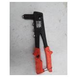 Hand Riveter Tool with Orange Handles