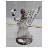 Gift Gallery Silver-Plated Angel Candle Holder 9 Inch