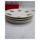 Vintage Lenox Holly Pattern Dinner Plates