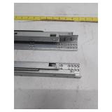 Full Extension Drawer Slides 19 inch Ball Bearing Pair, Extends to 34 inches