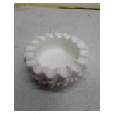 Fenton Milk Glass Hobnail Ashtray