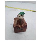 Ceramic Elf Figurine Match Holder