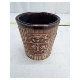 Vintage Tiki Mug with Tribal Designs