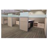 Modern Office Cubicle Set