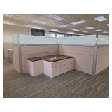 Modern Office Cubicle Set